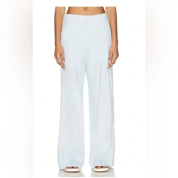 A.L.C  wide walker pants turquoise size 2 - Picture 2 of 8